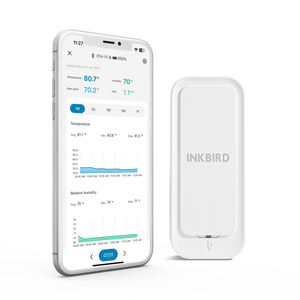 INKBIRD IP65 Su Geçirmez BT Bağlantılı ITH-11-B Soğuk Zincir Veri Kaydedici Sıcaklık ve Nem Sensörü - Product Image 1