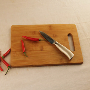 Tabla de cortar de bambú rectangular 290x220x90mm, tabla de cocina para cortar frutas y verduras - Product Image 1