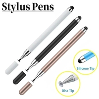 Stylet universel 2-en-1 pour iOS et Android, crayon tactile capacitif pour iPad, tablettes, smartphones, dessin, peinture