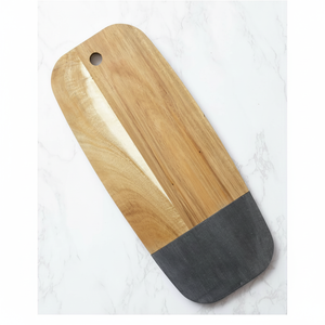 Tabla de cortar de mármol de diseño hecho a mano Natural con logotipo personalizado de madera, producto de alta calidad para cocina grabado - Product Image 1