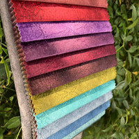 Vente flash : Tissu d'ameublement en velours hollandais uni 100 % polyester, tricoté en tricot, résistant aux déchirures, infroissable, léger pour