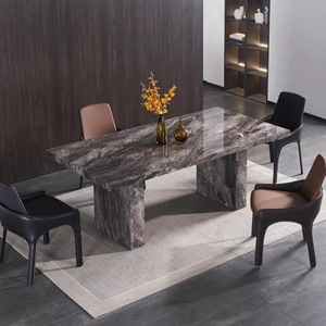 Bàn Cạnh Đá Cẩm Thạch Tự Nhiên Màu Trắng Calacatta Viola Nội Thất Hiện Đại Bàn Cạnh Đá Trung Tâm Bàn Cà Phê Đá Cẩm Thạch Sang Trọng - Product Image 6