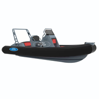 Hedia Sport Aluminium RIB SP580 Deep V Hypalon RIB Bateau Rigide Gonflable