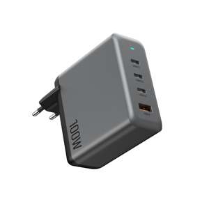 Good-She 100W PD3.0 3C1A GaN Chargeur Station de charge intelligente Téléphone chargeur de bureau pour iPad <span class=keywords><strong>AirPods</strong></span> iPhone Samsung - Product Image 2