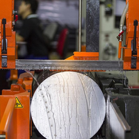 Machine à scier à ruban CNC pour le positionnement est un équipement spécial pour la découpe en lot de barres d'acier inoxydable à une longueur fixe.