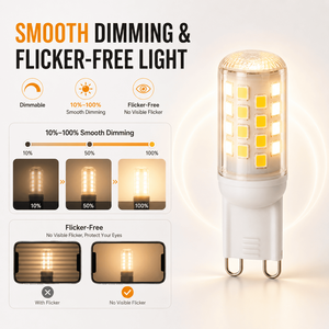 G9 LED <b>Bulb</b> SMD 3W 280-330LM 3000K Warm <b>White</b> 15000H CE ETL RoHS G16 <b>Bulb</b> OEM Factory for Home Indoor Lighting - Product Image 2