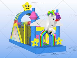 Château <span class=keywords><strong>gonflable</strong></span> <span class=keywords><strong>licorne</strong></span> avec toboggan, parcours d'obstacles <span class=keywords><strong>gonflable</strong></span> <span class=keywords><strong>licorne</strong></span> et mur d'escalade pour fête d'anniversaire d'enfants - Product Image 4