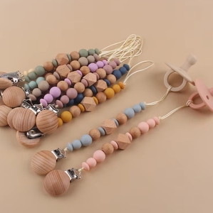 El Mejor Regalo para Recién Nacidos, Mordedor de Silicona 100% Suave, Libre de BPA, Seguro, Colgante de 26 cm, Cuentas Multicolores, Porta Chupetes, Mordedor para Bebés - Product Image 5