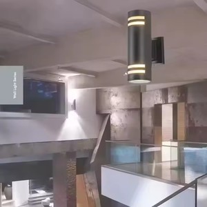 Lámpara de pared LED para exteriores, Bombilla E27 para jardín, iluminación decorativa <span class=keywords><strong>Exterior</strong></span>, pasillo moderno, luz de pared LED para jardín - Product Image 1