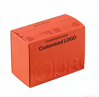 Boîte à café en carton ondulé avec logo personnalisé imprimé, bande détachable, emballage recyclable pour grains de café et café moulu