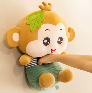 Xinhui Personalisiertes Design Weicher Flauschiger Affe Tierfigur Maßgefertigtes Spielzeug Plüsch-Affe für Babygeschenke - Product Image 5