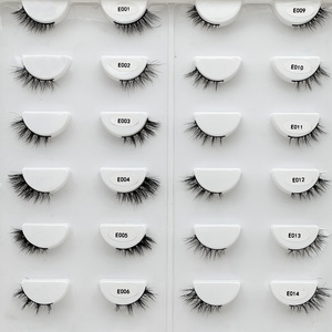 3D Mink False Eyelashes Manufacturer Free <strong>Lash</strong> Samples with Private Label Mink Eyelashes And <strong>Half</strong> <strong>Lashes</strong> - Product Image 1