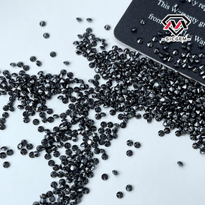 Moissanita Suelta al por Mayor, Tamaño Pequeño 0.8-2.9mm, Forma Melee Negra, Calidad VVS, Certificado GRA.<span class=keywords><strong>Black</strong></span>, Sintética de Laboratorio - Product Image 4