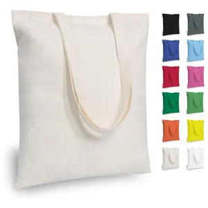 Borsa tote in poliestere stampata con Logo personalizzato organico sublimazione vendita calda in tela borsa Tote in cotone bianco naturale