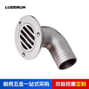 Tubo de Drenaje para Barco de Acero Inoxidable Luderun 316, Accesorio Marino con Cubierta para Salida de Agua en Cubierta de Yate - Product Image 5