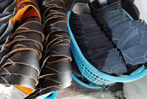 Protezione in vera pelle per scarpe di sicurezza con spessore industriale 1.8-2mm Tige De Chaussure De Securite La Deuxieme Peau - Product Image 3