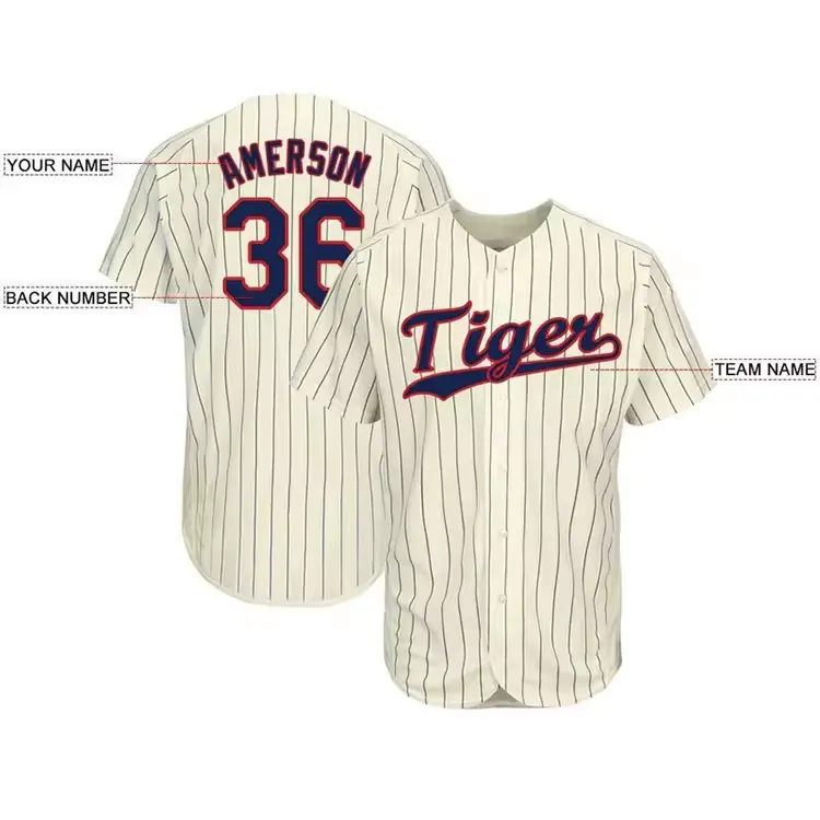 2024 Uniforme de camisa de beisebol de alta qualidade em branco personalizado para crianças por atacado camisetas de beisebol e softball