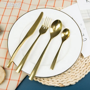 Taitang Hotel de oro de la boda <span class=keywords><strong>cuchillo</strong></span> <span class=keywords><strong>y</strong></span> <span class=keywords><strong>tenedor</strong></span> <span class=keywords><strong>juego</strong></span> de cubiertos de acero inoxidable de lujo cubiertos - Product Image 3