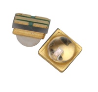 3838 perle de lampe à LED UV UVA + UVC perle de lampe à lentille 10-15mw LED de stérilisation UV haute puissance