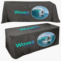 Mantel de Poliéster Resistente con Logotipo Personalizado, Impermeable, para Ferias Comerciales y Exteriores