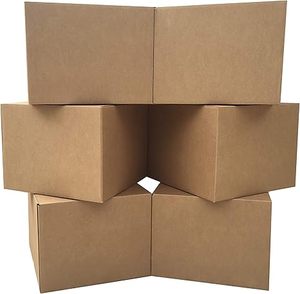 Cajas Móviles de Cartón-Paquete de 6, Grandes, <span class=keywords><strong>20</strong></span> "X <span class=keywords><strong>20</strong></span>" X 15 ", Marrón - Product Image 5