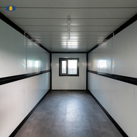 Maison préfabriquée modulaire CGCH, livraison gratuite pour l'Amérique du Sud, conteneur de bureau de 20 pieds, maison conteneur pliable X