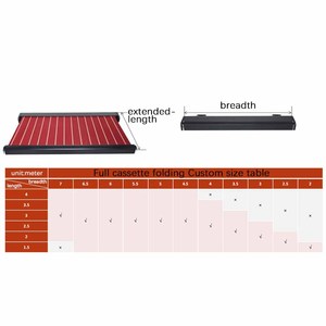 Auvent électrique pliable étanche motorisé extérieur balcon jardin parasol auvent automatique rétractable auvent porte auvent Auvent - Product Image 6