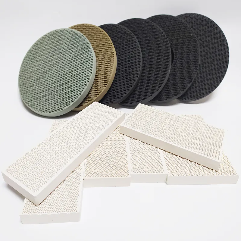 Infrared honeycomb ceramic plate porous gas burner honeycomb ceramic plate gas heater honeycomb panel ceramic