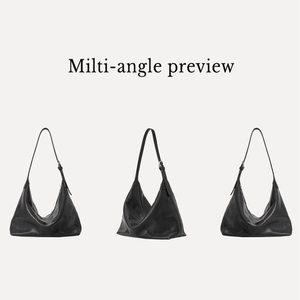 Sacs à main de luxe pour femmes, style hobo, marque de luxe légère, tendance rétro classique, cuir haut de gamme, nouveau modèle sous le bras - Product Image 4