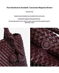 Petit sac à bandoulière carré tissé à la main pour <span class=keywords><strong>femmes</strong></span> pour le printemps été sac à main à une épaule fourre-tout ouvert Logo personnalisé - Product Image 2