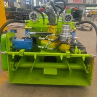 Robot Pengeruk Submersible Kompak Kendaraan Amfibi untuk Ekstraksi Sedimen Kolam Kecil