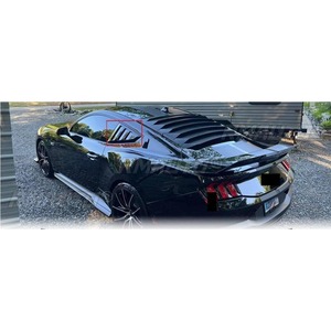 For Ford Mustang 2024 Car Rear Triangle <b>Window</b> Shark Cheek Trim Body Kit Rear Side <b>Vent</b> <b>Window</b> Trim Cover Modification Part - Product Image 3