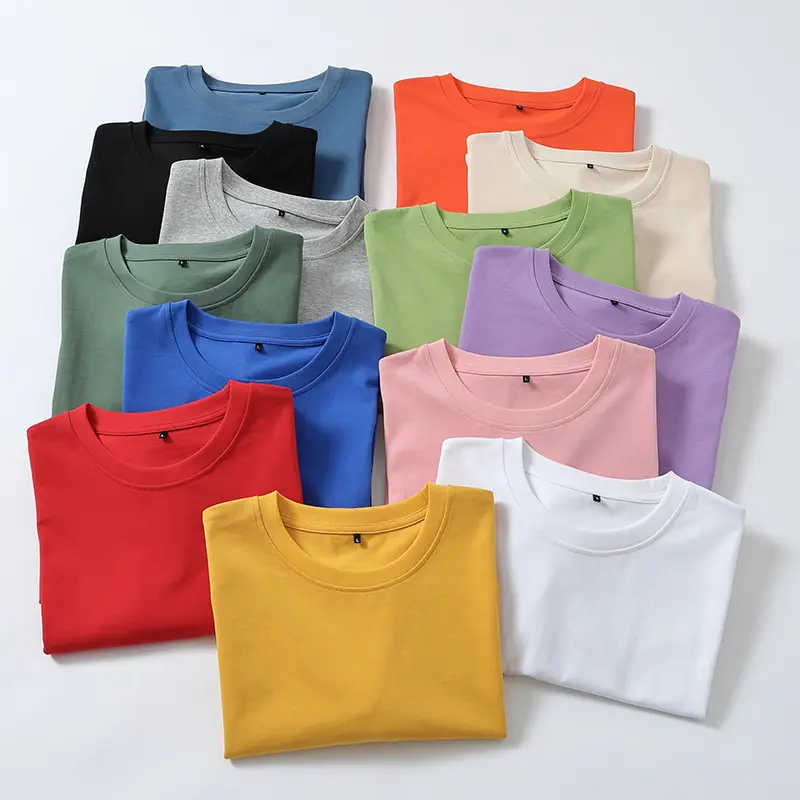 Rundhalsausschnitt Baumwolle schwergewicht 320 gsm schnell trocknend weiß einfarbig T-Shirt individuelles Logo übergroß schlichtes kastenförmiges T-Shirt für Herren los
