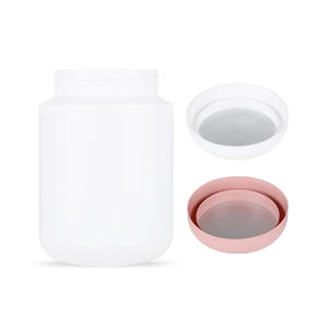 Tarro de polvo de proteína de plástico HDPE vacío personalizado de 800-1000ml, tapa de rosca, suplemento, botella, contenedor de embalaje - Product Image 6