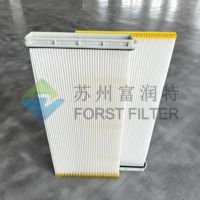 Filter Panel Pelat Pengumpul Debu Industri Sintetis dengan Efisiensi 99,9% untuk Pemulihan Lapisan Bubuk, Filter Sel Datar, dan Cartridge Filter
