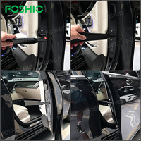 Outils d'application de film automobile Foshio, outils de nettoyage de voiture, fixateur de vitres de porte sans cadre, butée de porte pour film teinté