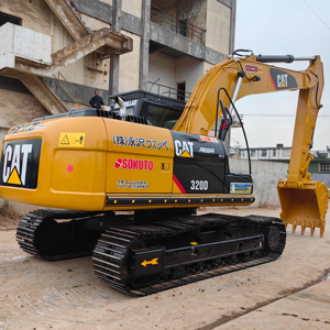 Excavadora Hidráulica Cat 320D Original de Segunda Mano, 20 Toneladas, Excavadora de Orugas Caterpillar con Tren de Rodaje Nuevo - Product Image 1