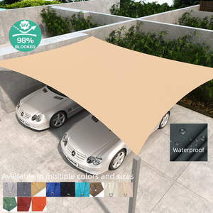 Vela de Sombra Rectangular 2x3m HDPE con Protección UV, Impermeable, para Exteriores - Product Image 1