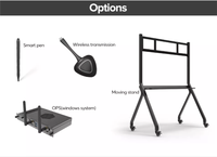Pizron — panneau blanc intelligent plat 4K, 2-65 pouces, pour salle de conférence, panneau interactif, écran de projecteur