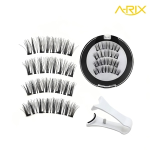 A-RIX Kit de cils magnétiques souples sans colle, sans liner, technologie quantique innovante, réutilisable, cils 3D en soie bionique - Product Image 5