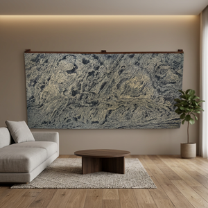 Revêtement mural flexible de luxe en marbre blanc Panda vert Zeera naturel de qualité supérieure, imperméable et écologique pour maison, bar, villa - Product Image 2