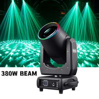 Projecteur de scène mobile à faisceau effilé 380W 20R à effet arc-en-ciel haute puissance pour mariage, concert, bar, discothèque, DJ