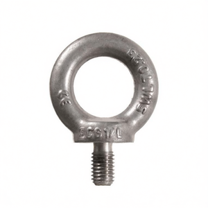 Écrou à oreilles en acier inoxydable forgé DIN 580 AISI 304 certifié CE, accessoires de levage et d'ancrage - Product Image 2