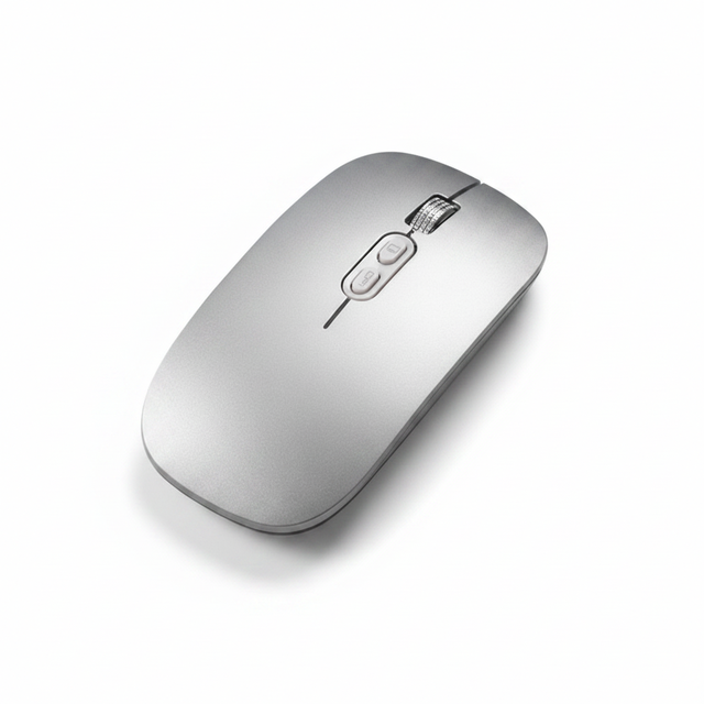USB Optical 5-Button Ergonomic Wireless Mouse with Silent Charging and Luminous Design for Office Use