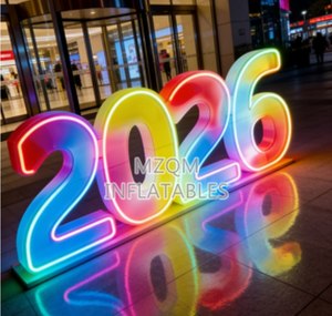 Personalizza il font 2026 con lettere inglesi per le tue decorazioni di Capodanno - Product Image 3