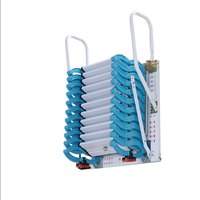 Échelle de grenier murale rétractable en aluminium robuste et moderne, 12 marches, charge maximale de 300 kg, avec verrouillage manuel pour utilisation en intérieur
