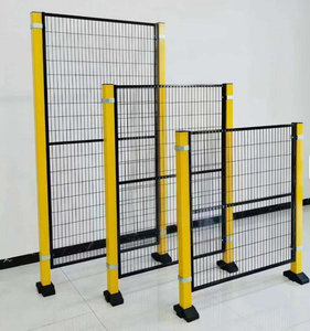 Clôture d'isolation pour robot d'atelier en acier traité thermiquement et thermolaqué, garde-corps facilement assemblable, équipement d'automatisation, mur de sécurité - Product Image 6