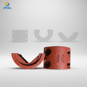 Protector de Brazo Mezclador de Hierro Fundido con Alto Contenido de Cromo, Revestimiento de Extremo de Cuchilla para Repuestos de Mezcladoras de Concreto de Doble Eje Chinas - Product Image 1