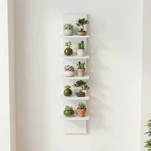 <b>Wall</b> <b>Mounted</b> <b>Shelves</b> Rectangle Indoor Plant Stand Storage Rack For Home Decor - Product Image 5