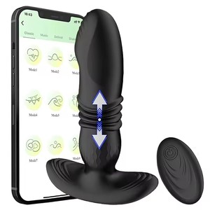 Vibrador Anal para hombres con aplicación remota, vibrador telescópico, masajeador de próstata masculino, consolador, tapón Anal, vibrador, Juguetes sexuales anales para hombres - Product Image 1